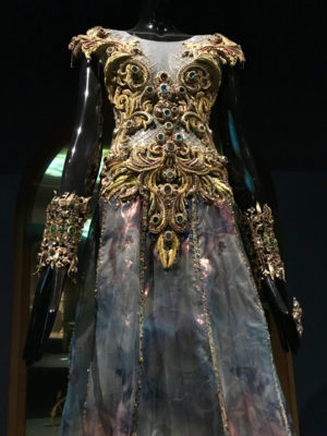 Angel gown with gold Guo Pei