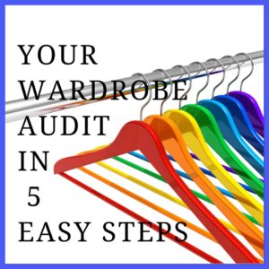 A selection of coloured coat hangers for the blog Your Wardrobe Audit in 5 Easy Steps