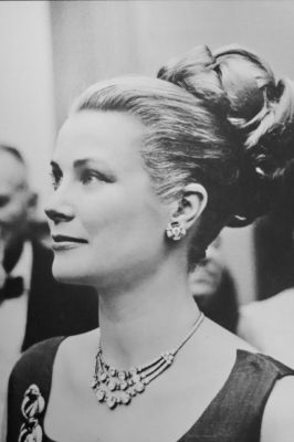 Grace Kelly wearing a Cartier necklace