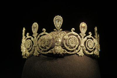 Cartier Tiara 1905 featuring 7 pear shaped diamonds